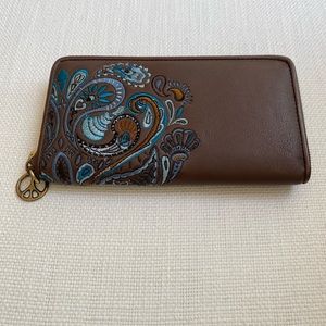 Isabella Fiore brown leather wallet